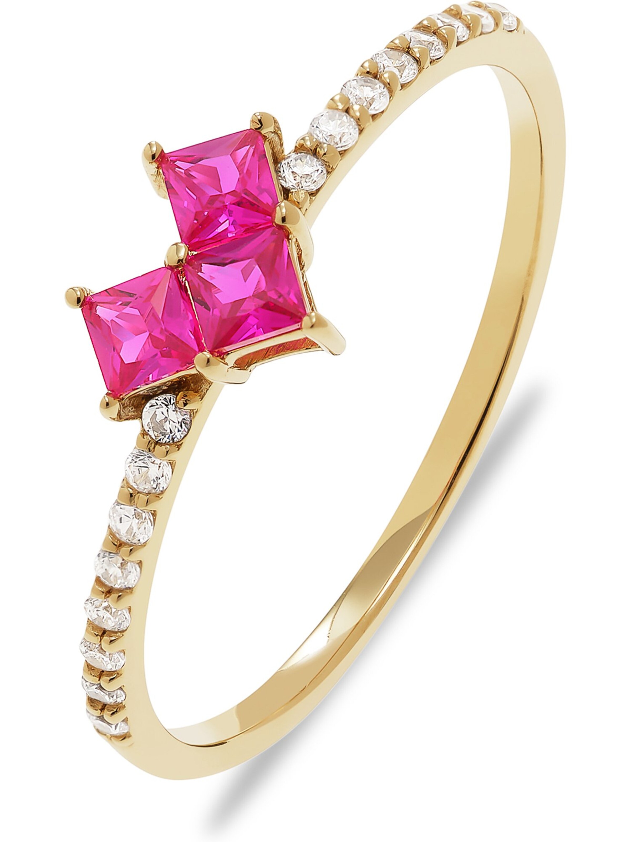 CHRIST Ring in Gold: Vorderseite