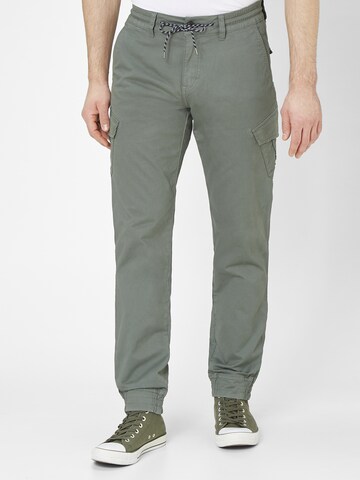PADDOCKS Tapered Cargohose in Grün: Vorderseite