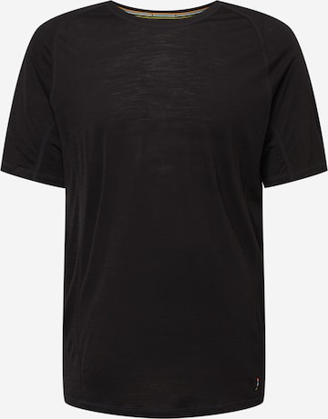 T-Shirt fonctionnel Smartwool en noir : devant