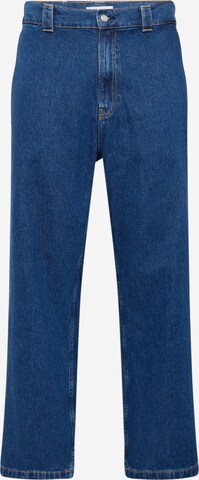 Calvin Klein Jeans Wide Leg Jeans 'CLEAN PRESSED TROUSERS' in Blau: predná strana