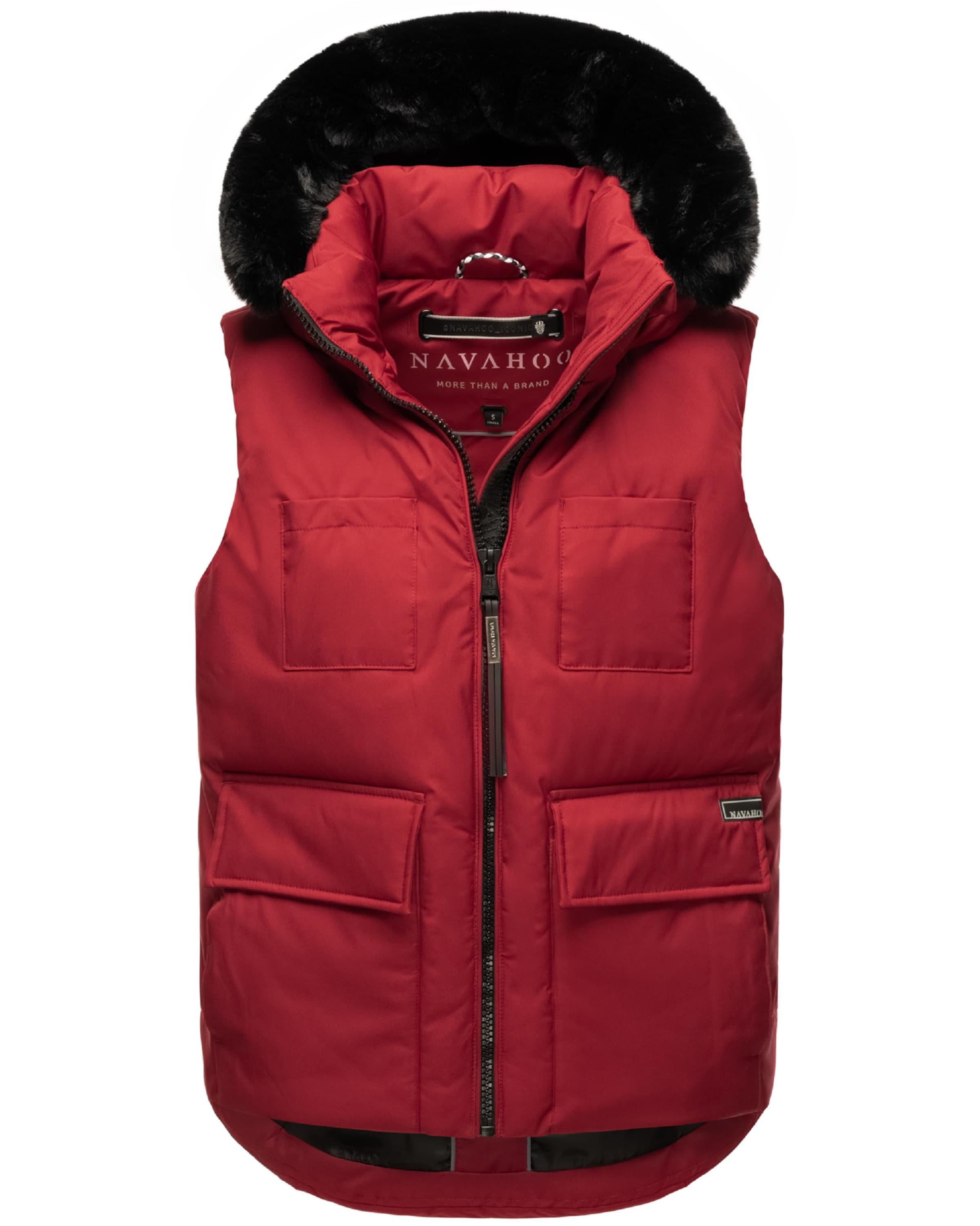 Gilet 'Zimthäschen XIV' NAVAHOO en rouge