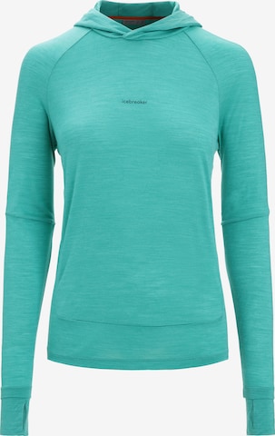 ICEBREAKER Sport sweatshirt i grön: framsida