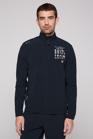 CAMP DAVID Athletic Jacket in Blue: front