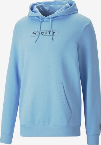 PUMA Athletic Sweatshirt 'Manchester City' in Blue: front