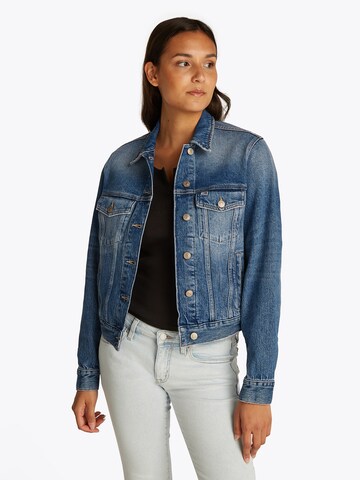 Tommy Jeans Between-season jacket in Blue: front