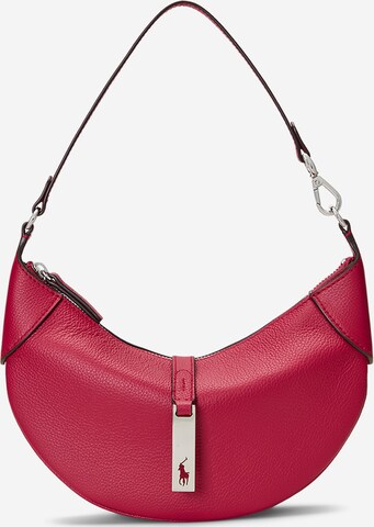 Polo Ralph Lauren Shoulder Bag in Pink: front