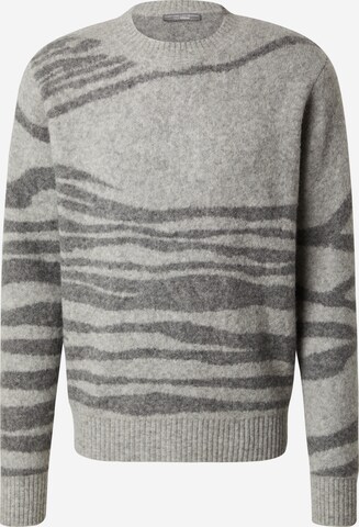 Guido Maria Kretschmer Men Sweater 'Henry' in Grey: front