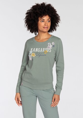 KangaROOS Sweatshirt in Grey: front