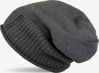 styleBREAKER Beanie 'Feinstrick Beanie mit Teddyfleece' in 56-61 in Dark grey, Item view