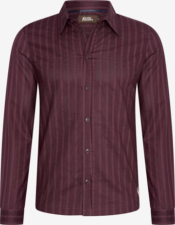 Regular fit Camicia 'Alone & Unafraid' di 4funkyflavours in rosso: frontale