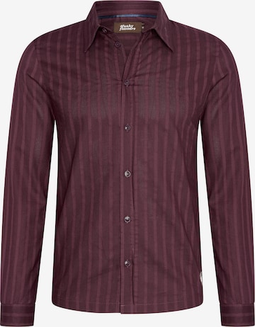 Regular fit Camicia 'Alone & Unafraid' di 4funkyflavours in rosso: frontale