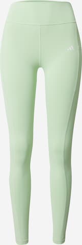 ADIDAS PERFORMANCE Skinny Sportbroek 'Optime Full-length' in Groen: voorkant