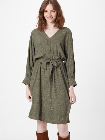 Robe-chemise 'Vienna' SELECTED FEMME en vert : devant