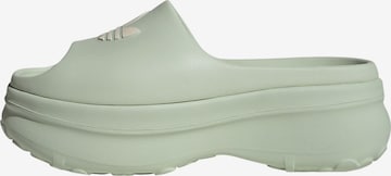 ADIDAS ORIGINALS - Zapatos abiertos 'Adifom Stan' en verde: frente