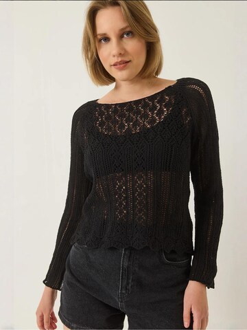 Bianco Lucci Pullover in Schwarz