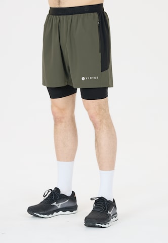 Virtus Regular Shorts 'Dylan' in Grün: Vorderseite