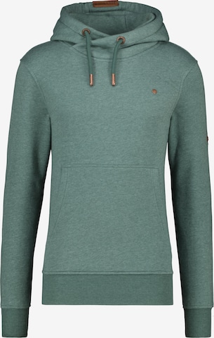 Alife and Kickin - Sweatshirt 'JohnsonAK' em verde: frente