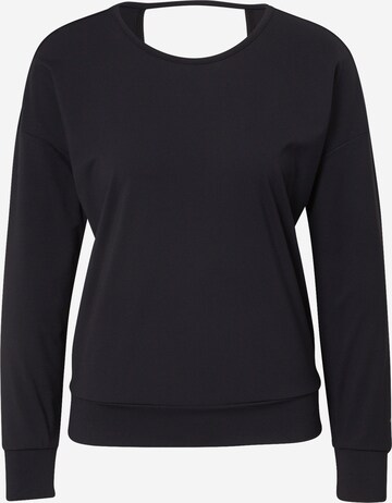 4F Sports sweatshirt in Black: front