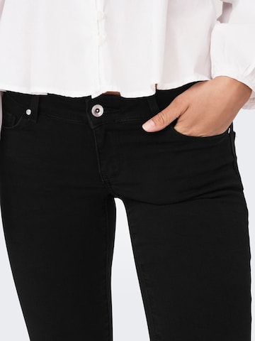 ONLY Skinny Jeans 'Coral' in Zwart