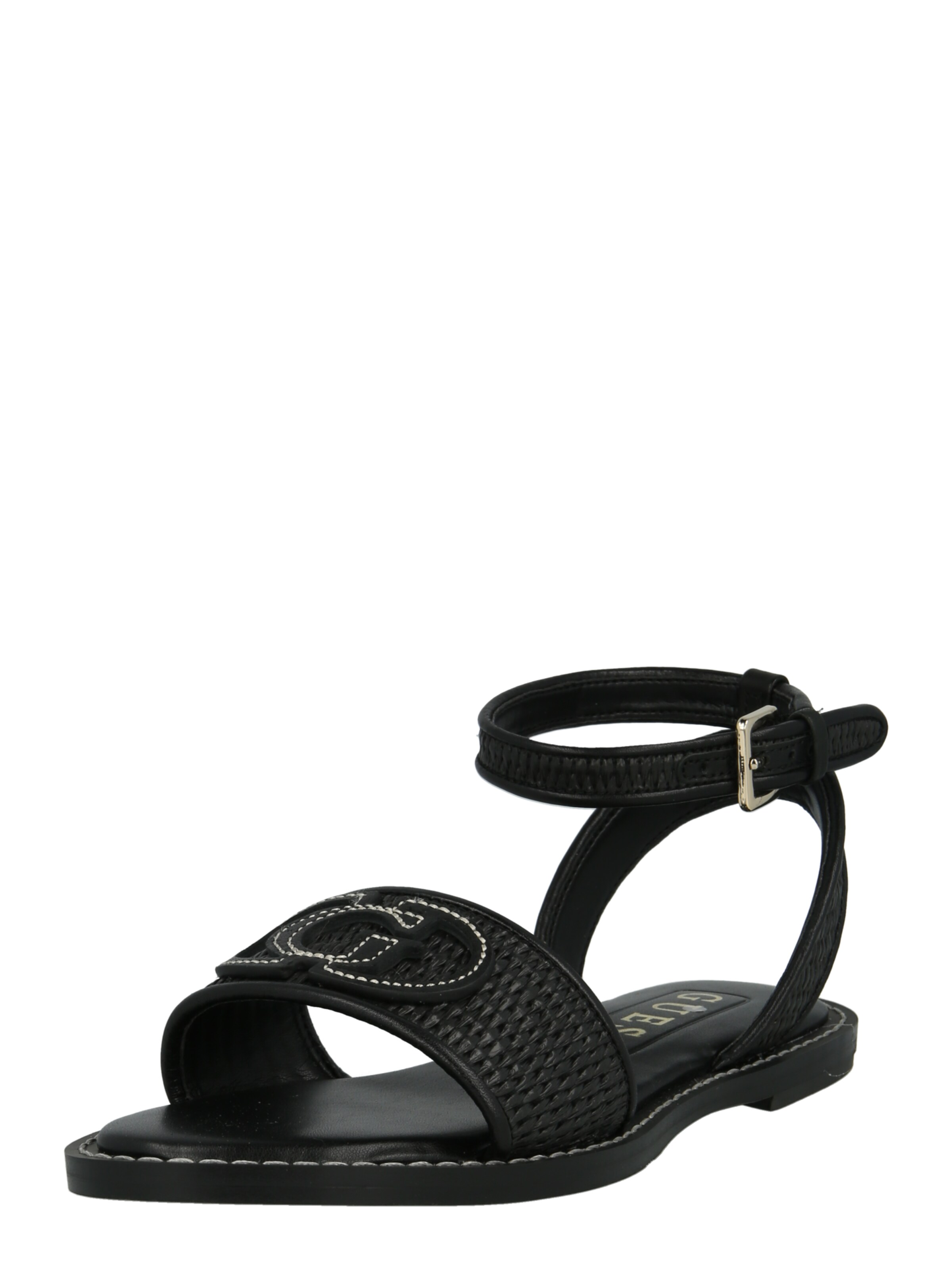 GUESS Strap Sandals 'SIYONA' in Black | ABOUT YOU