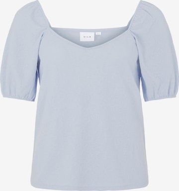 EVOKED Blouse 'Vicotin' in Blue: front