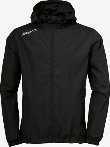 UHLSPORT Athletic Jacket in Black: front