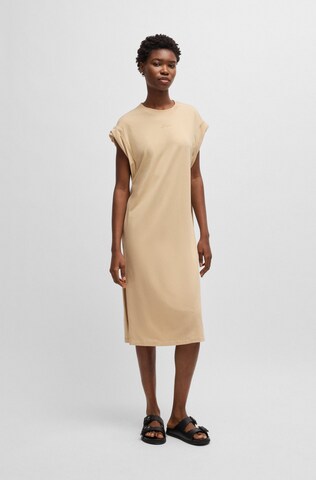 BOSS Dress in Beige: front