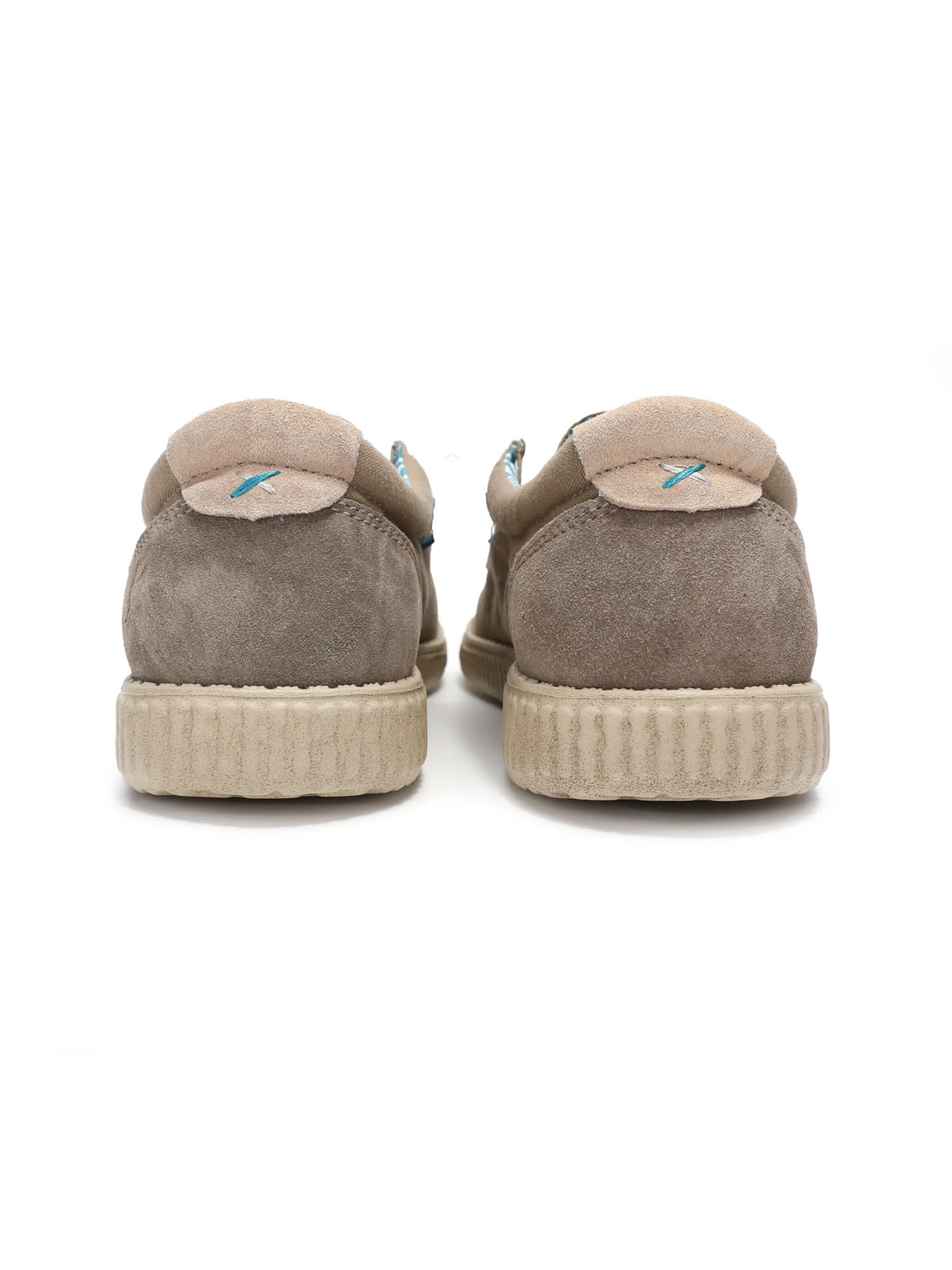 Walk In Pitas Moccasin 'Ledro' in Grey: back