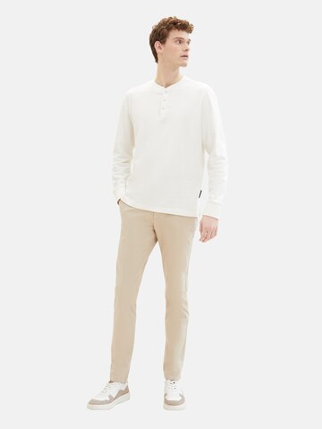 Regular Pantalon chino TOM TAILOR en beige