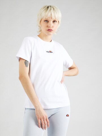 ELLESSE Μπλουζάκι 'Juentos' σε λευκό: μπροστά