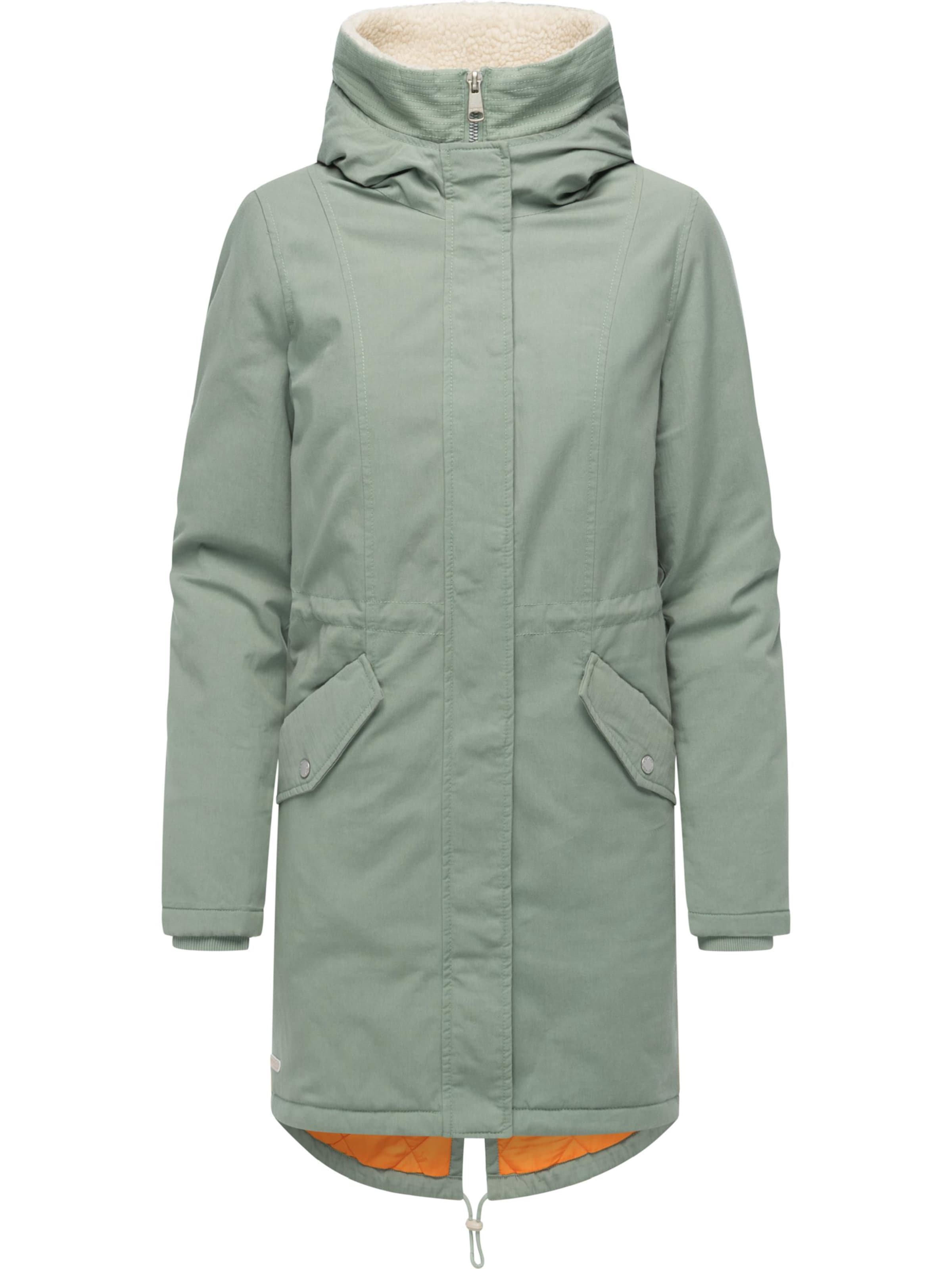 Ragwear Winterparka 'Coogle' in Groen: voorkant