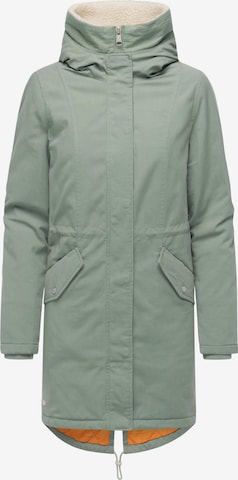 Ragwear Parka 'Coogle' in Grün: Vorderseite