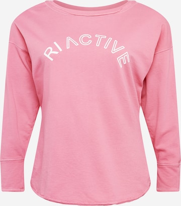 River Island Plus Sweatshirt in Pink: front