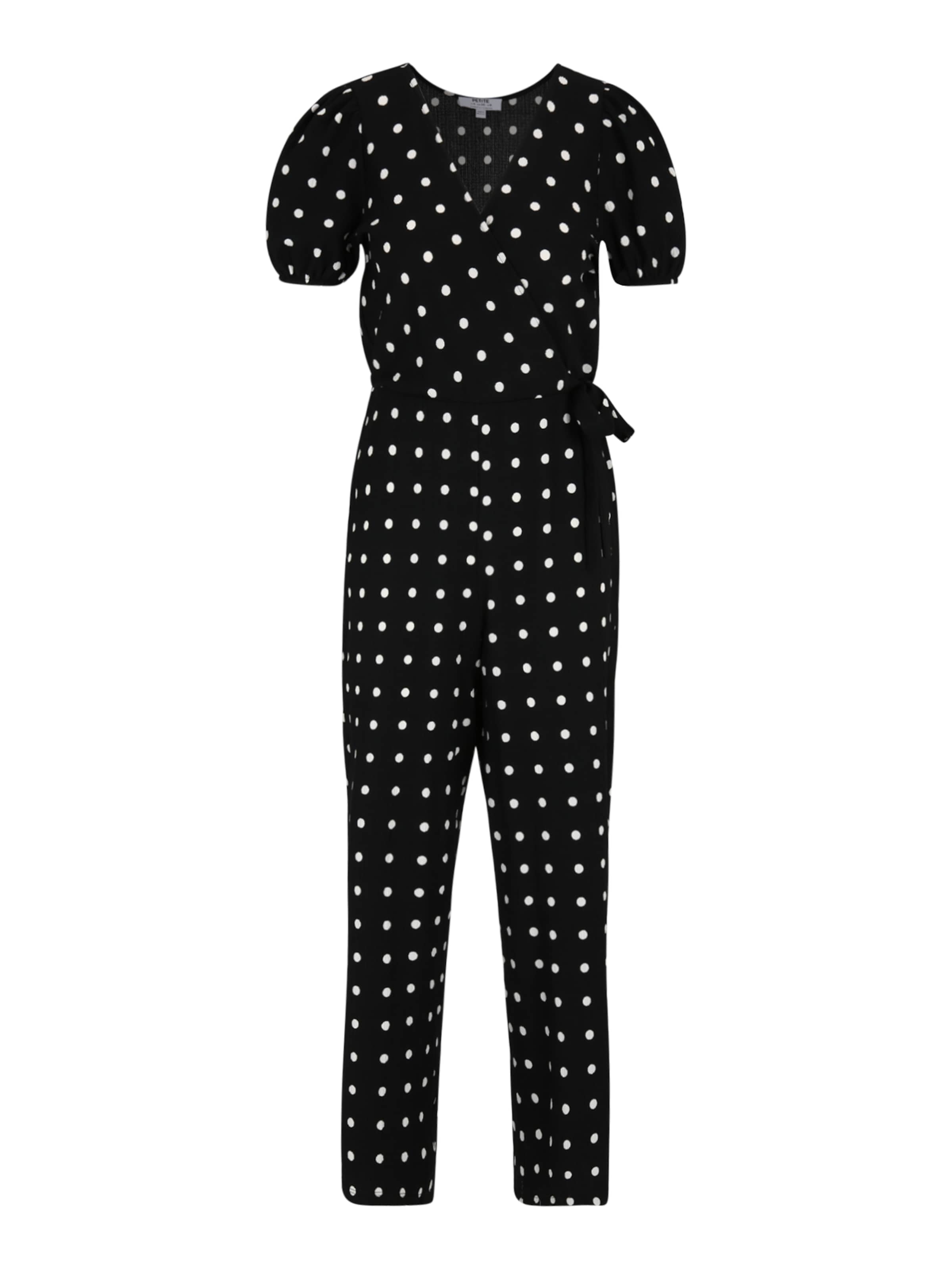 Frauen Große Größen Dorothy Perkins Petite Jumpsuit in Schwarz - ZJ71030
