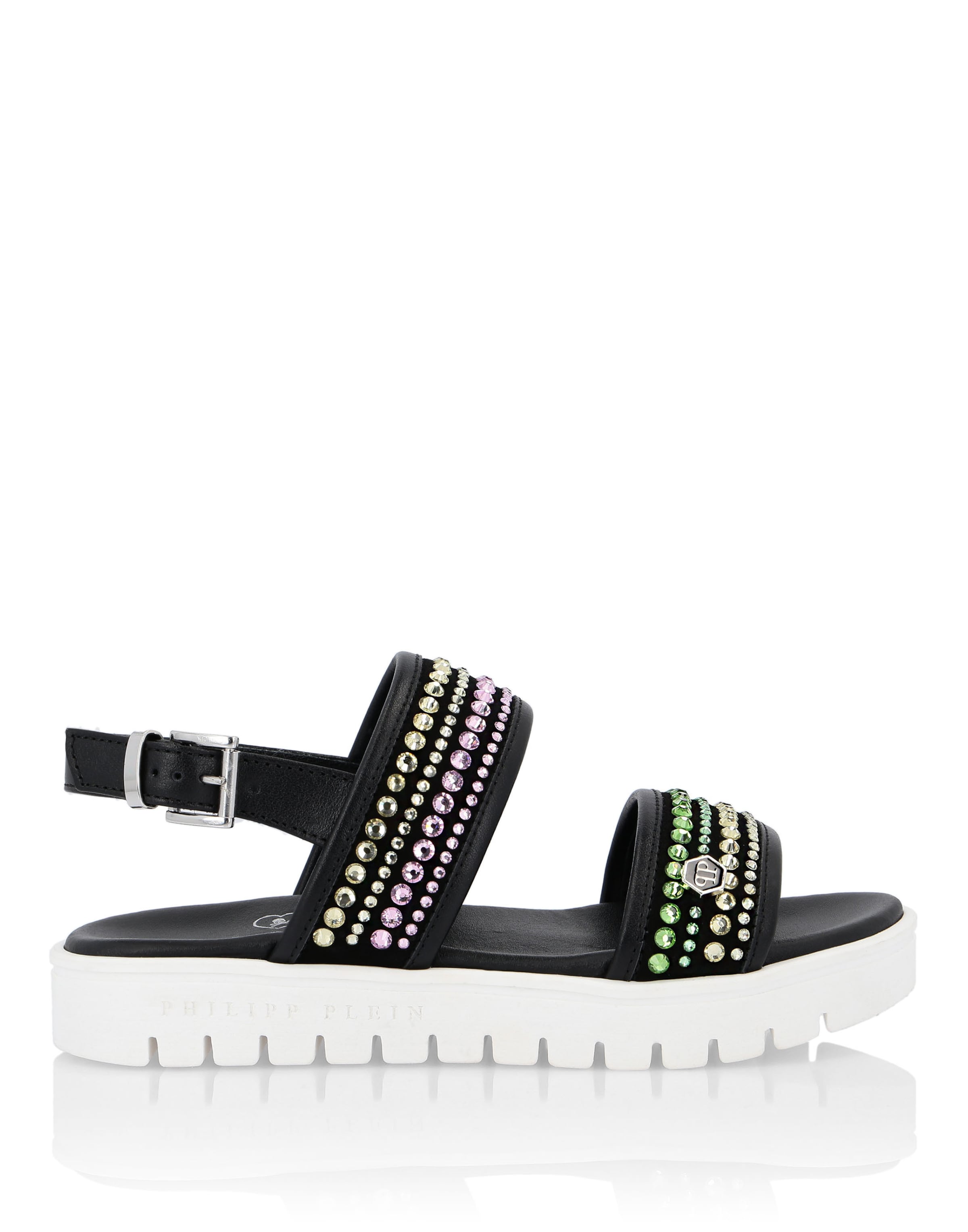 Sandales Philipp Plein en noir