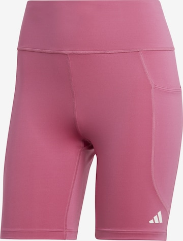 Pantalon de sport 'DailyRun' ADIDAS PERFORMANCE en rose : devant