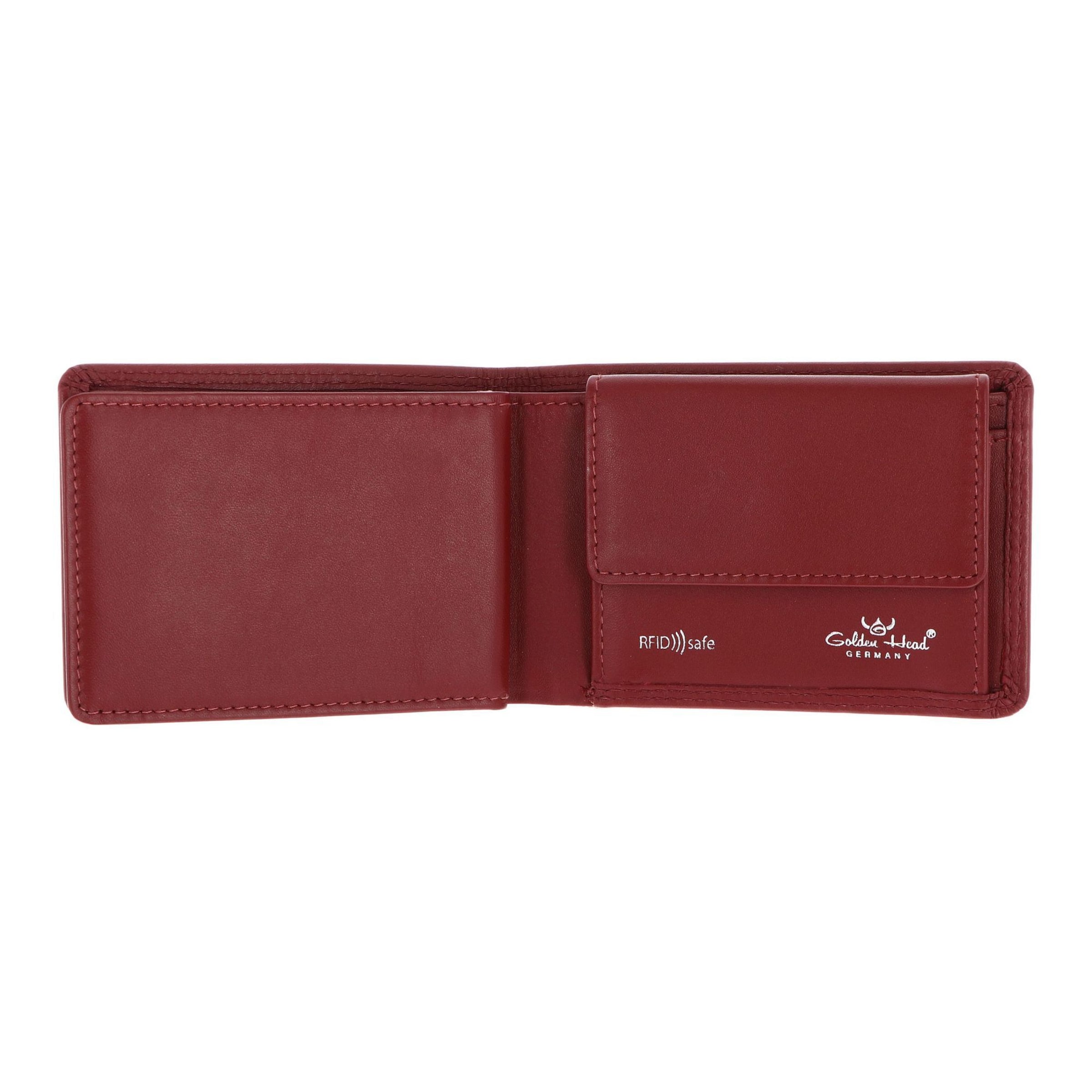 GOLDEN HEAD Wallet in Red
