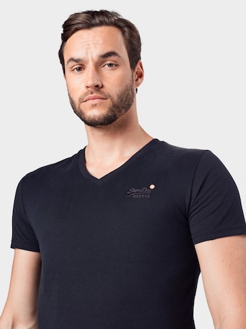 Superdry Regular Fit T-Shirt in Blau