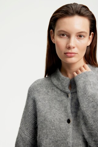 Gestuz Knit cardigan 'AlphaGZ' in Grey