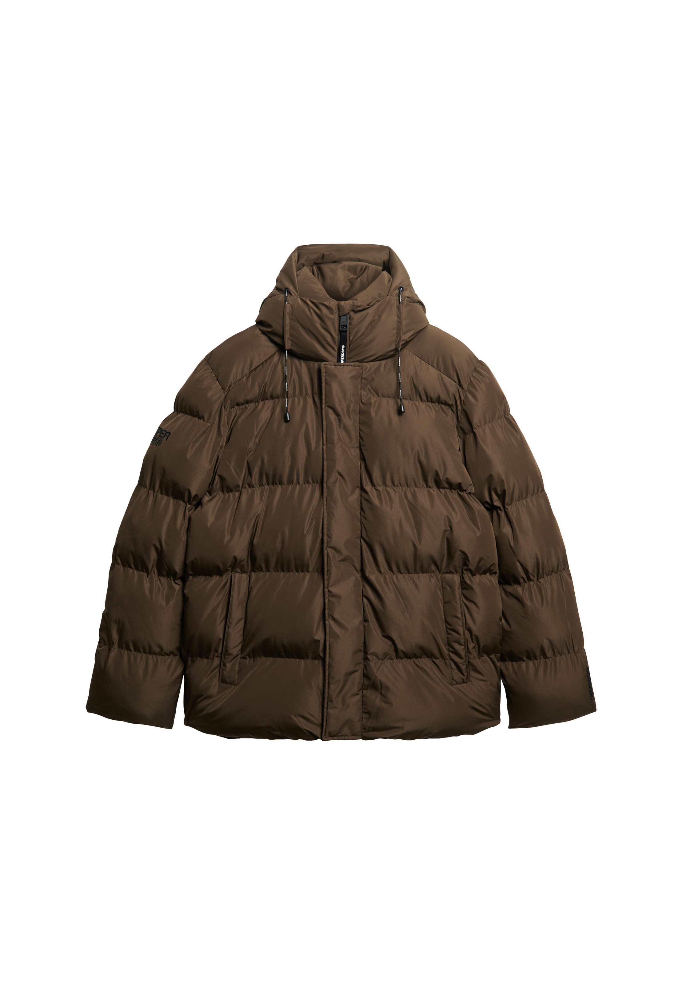 Veste d’hiver '5 Baffle' Superdry en marron : devant