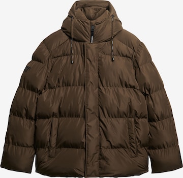 Superdry Winter Jacket '5 Baffle' in Brown: front