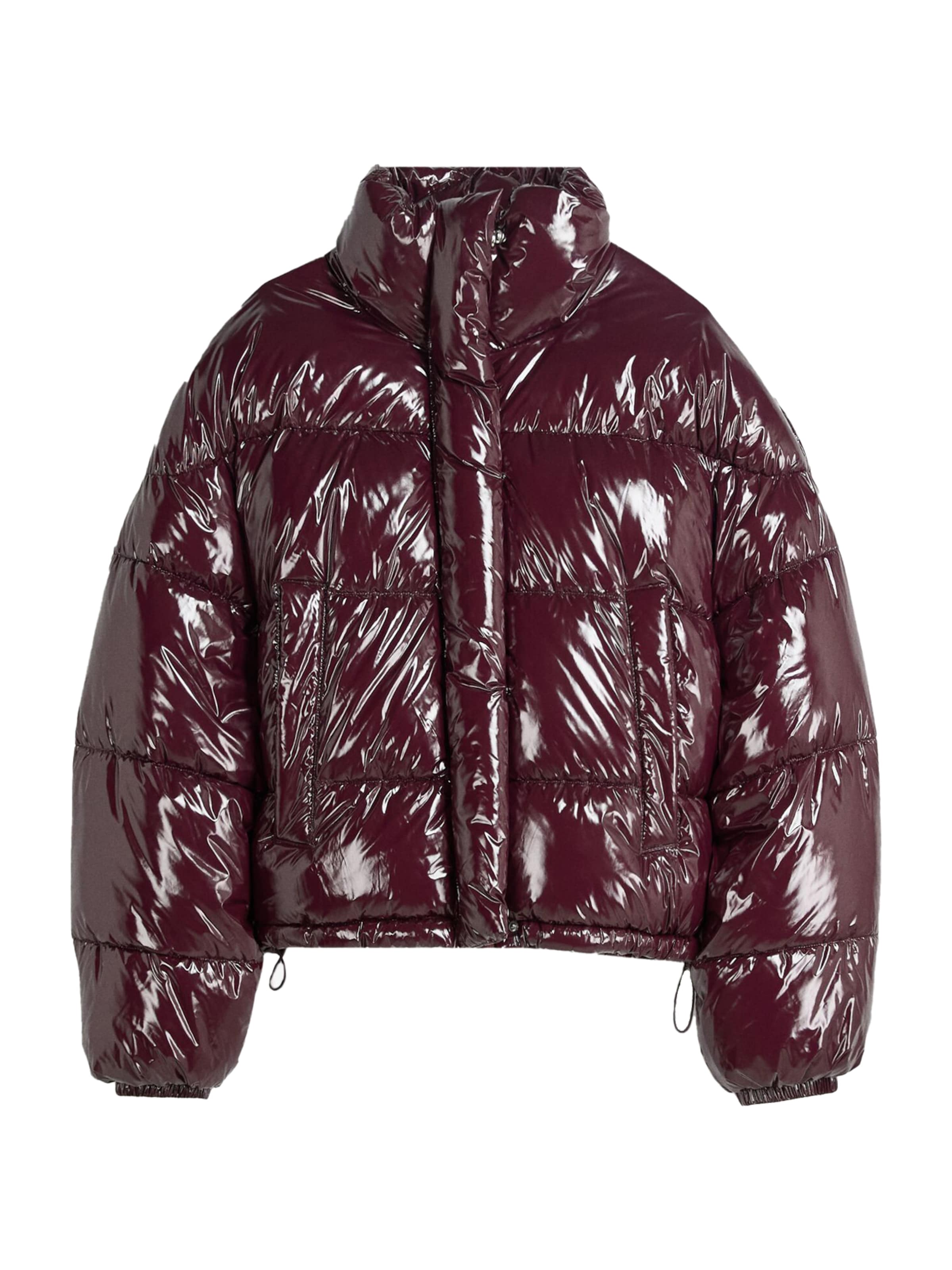 Bershka Winter jacket in Red: front