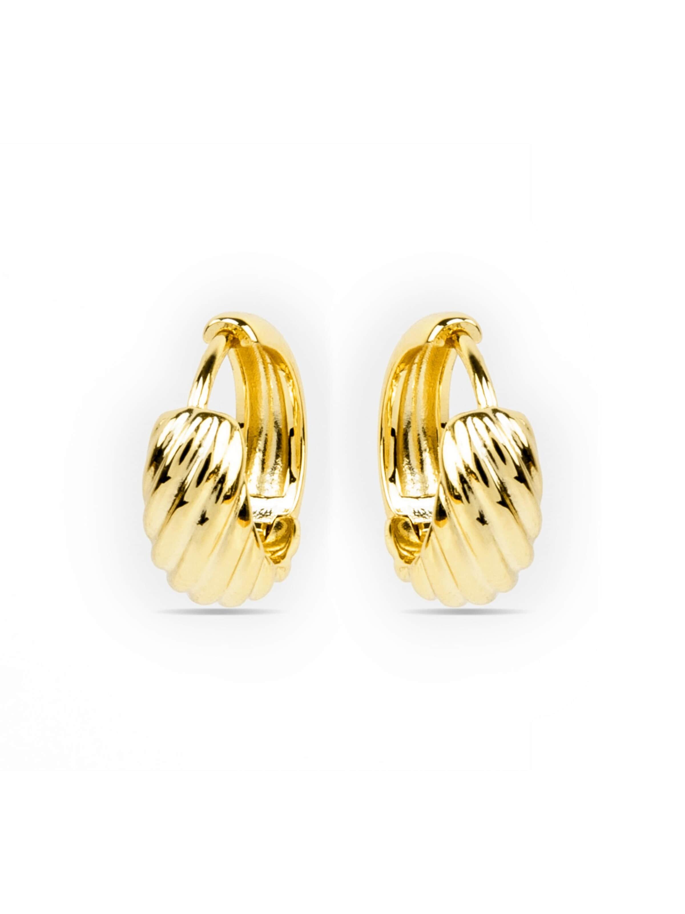 Luxenter Earrings 'Usma' in Gold