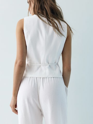 Pull&Bear Suit vest in White