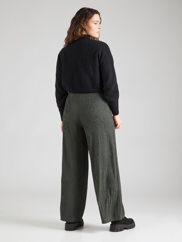 ONLY Carmakoma Wide leg Trousers 'CARREINA' in Grey