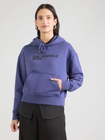KARL LAGERFELD JEANS Sweatshirt in Blauw: voorkant