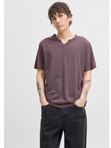 JACK & JONES Regular fit Shirt 'JJESPLIT' in Lila: voorkant