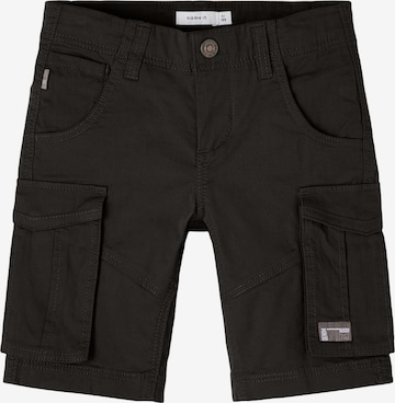 NAME IT Regular Pants 'Ryan' in Black: front