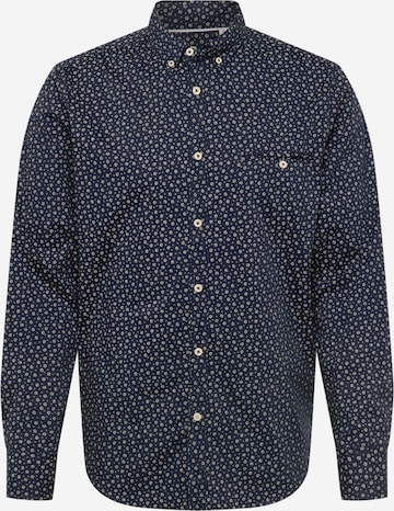 MUSTANG Button Up Shirt 'Clemens' in Blue: front