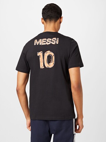 T-Shirt fonctionnel 'Messi Graphic' ADIDAS SPORTSWEAR en noir